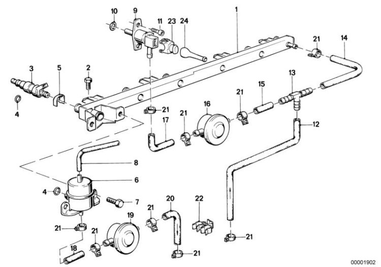 Injecteurs BMW E30 320i 323i – Image 3