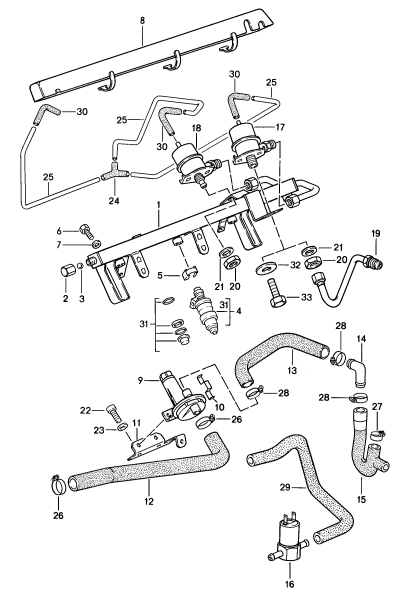 Injecteurs Porsche 944 2.5 1981-1987 – Image 3