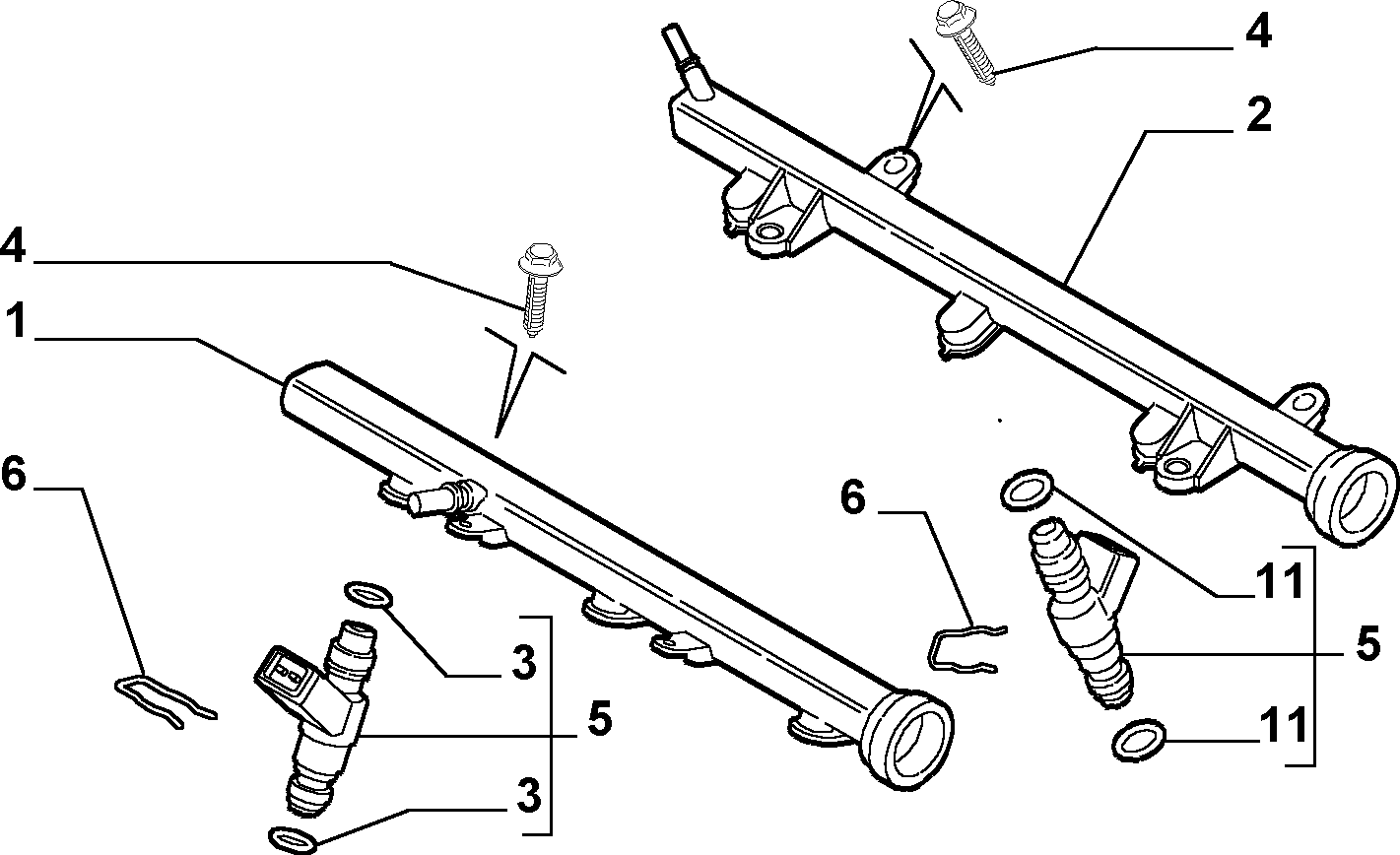 Injecteurs Renault Clio 2 3.0 V6 230 – Image 3